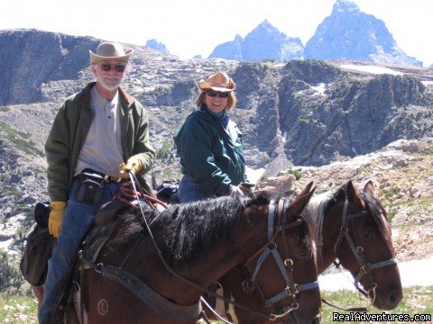 June & Mell | Horseback riding in the Tetons & Yellowstone Park | Image #14/15 | 