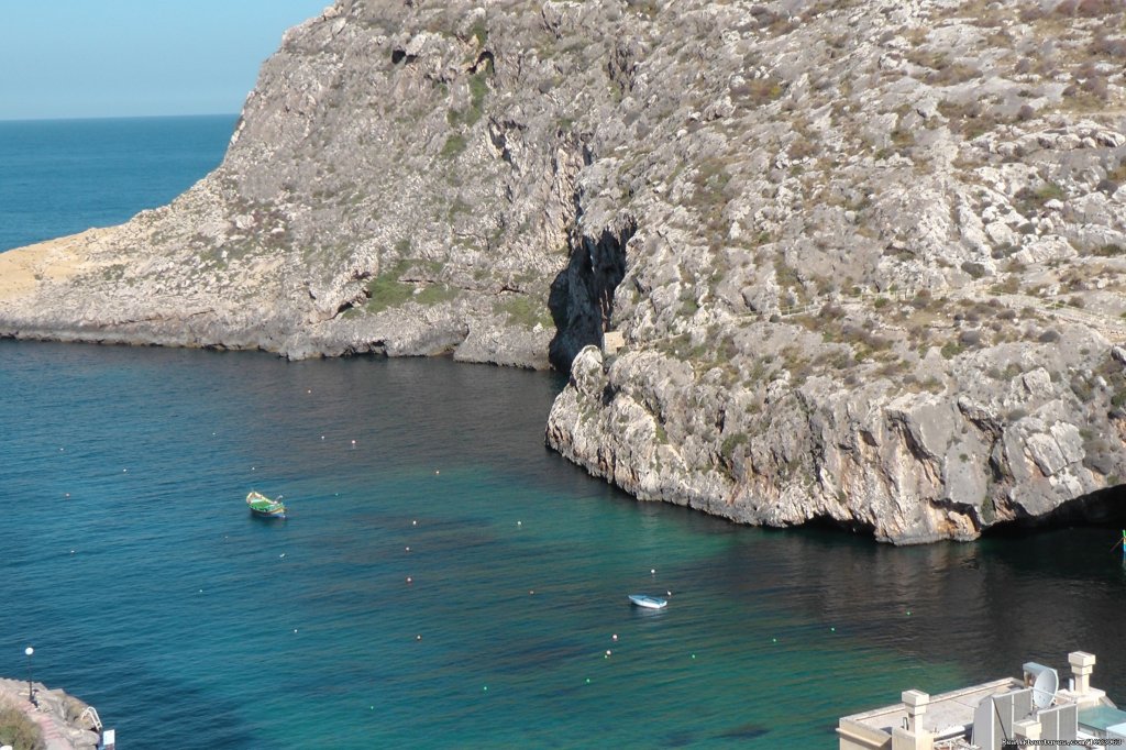 Xlendi Bay as seen from the apartments' balcony | SeaStar Apartments | Munxar, Malta | Vacation Rentals | Image #1/6 | 