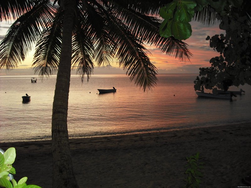 Sunset from the Beach Bar | Dive Kadavu / Matana Beach Resort | Image #12/26 | 