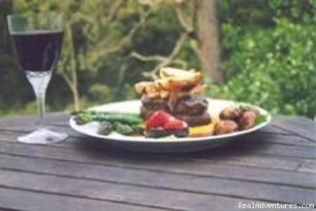 Beef fillet,  bush pepper shiraz glaze, parsnip chips | Aussie B & B with Sensory forest walks and dining | Image #2/5 | 