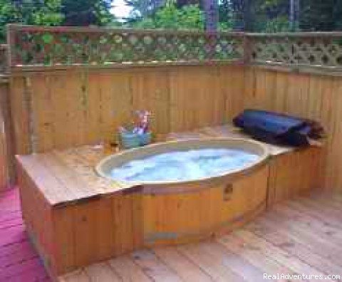 hot tub area | Ahmic Lake -  Honeymoon Resort | Image #4/4 | 