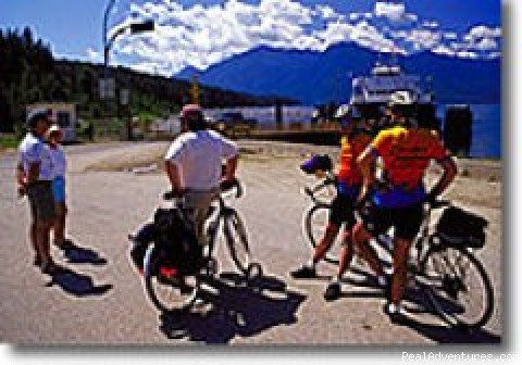 Waiting for the ferry at Kootenay Bay | Borealis Outdoor Adventure | Kelowna, British Columbia  | Bike Tours | Image #1/2 | 