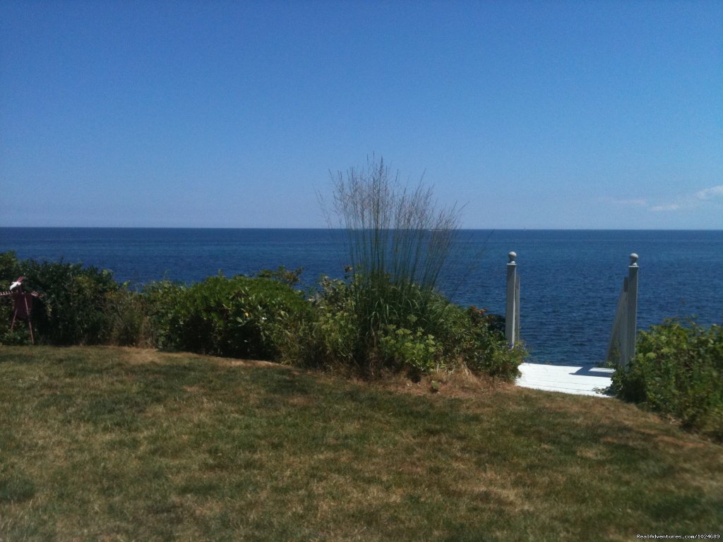 View from Patio to Cape Cod Bay | A Beach House Oceanfront Bed & Breakfast | Image #3/13 | 