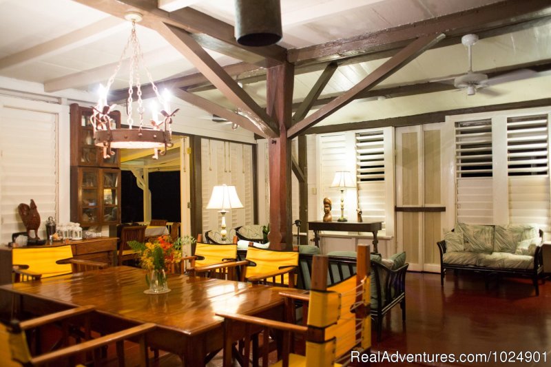 Dining Room at Night | Llantrissant - A Negril Beachhouse | Image #26/26 | 