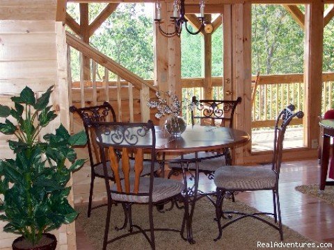 Dining Room with Views | Premier Luxury Cabin Rentals Next  To Dollywood | Image #2/26 | 