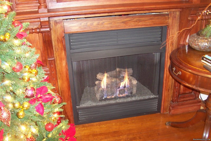 The Living Room Fireplace | B&B Romantic Getaway near Greenport | Arbor View | Image #11/21 | 