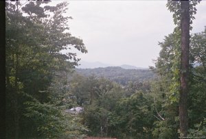 Way Away Log Cabin w/ Hot Tub & View of Smoky Mtns