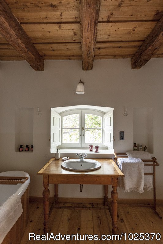 Bathroom (all Wood) | The bat Barn, Guest House and Hunting Lodge - | Image #7/12 | 