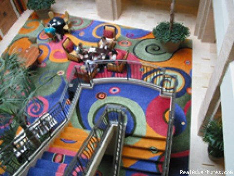 Colorful arts hotel carpeting | If You Like Art, You'll Love New Orleans | New Orleans, Louisiana, Louisiana  | Articles | Image #1/4 | 