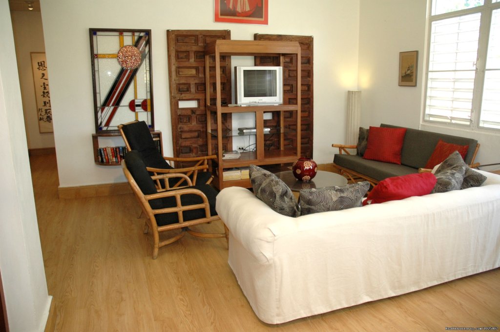 LR, 2 sofas, 2/2 'Patio' Suite | El Prado Villas, Ocean Park, San Juan's best beach | Image #3/19 | 