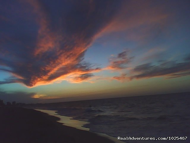 Ocean Park sunset, same beach | El Prado Villas, Ocean Park, San Juan's best beach | Image #17/19 | 