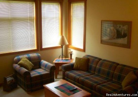 Living Room and Sofa Bed | Sun Peaks Condo | Sun Peaks, British Columbia  | Vacation Rentals | Image #1/9 | 