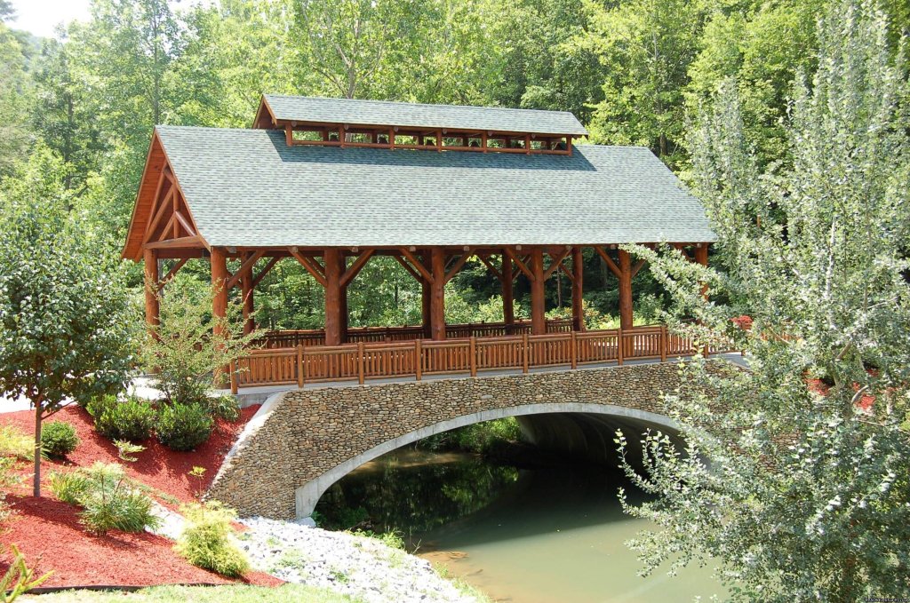 Smoky Mountain Ridge Covered Bridge | We Make Dreams Happen at Smoky Getaways, LLC | Image #2/4 | 
