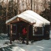 Falls Brook Yurt Rentals in the Adirondacks Lots of Snow for backcountry fun!