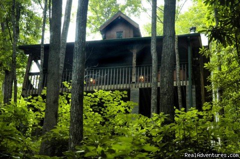 One bedroom getaway (Hideaway) | Creekside luxury log cabins in the Smokies | Image #15/17 | 