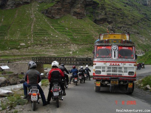 TATA Trucks - a big challenge  | Motor Cycle Tours to India , Nepal - 2012 & 2013 | Image #5/14 | 