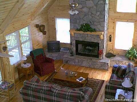 One of our well furnished great rooms | Beautiful vacation log cabins in Blue Ridge, Ga. | Image #5/5 | 