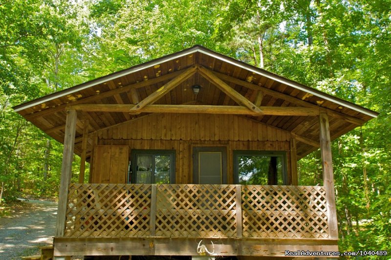 5 Cabin's porch over looks the Lake | Nature, Comfort & Simplicity, Virginia Cottages | Image #9/14 | 