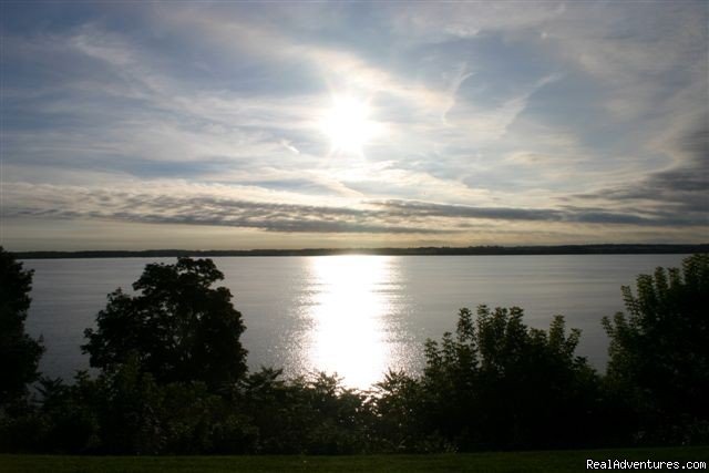 Seneca Lake Morning View From Cobtree | Cobtree Vacation Rental  Resort - Finger Lakes, NY | Image #7/12 | 