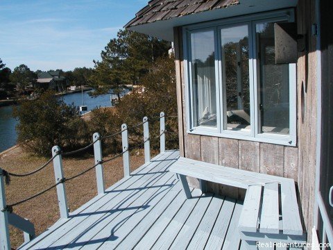 One of Three Decks overlooking the Water | Image #7/13 | Spinnaker Chincoteague Waterfront Vacation House -