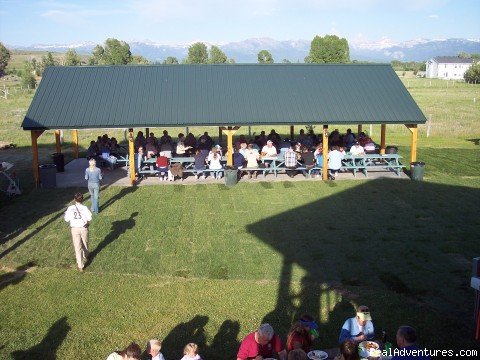 Pavilion | Teton Mountain View Lodge & RV Park | Image #4/24 | 