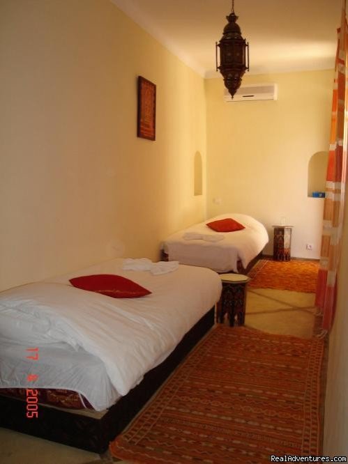 twin room - chambre | Charming guest house in Marrakech - MOROCCO | Image #3/3 | 