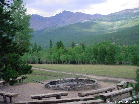 The evening campfire setting | A Christian Family Dude and Guest Ranch | Image #6/7 | 