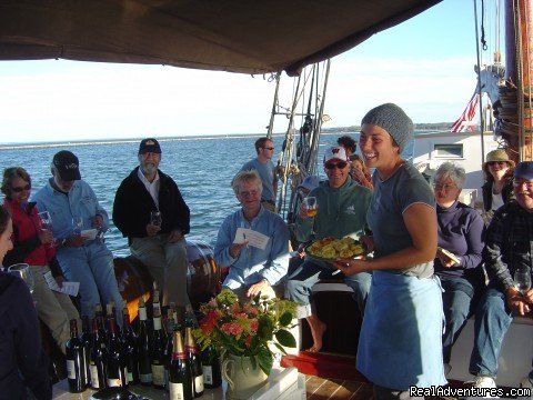 We're famous for our food and wine | Sail the Maine Coast on the Schooner Stephen Taber | Image #4/7 | 