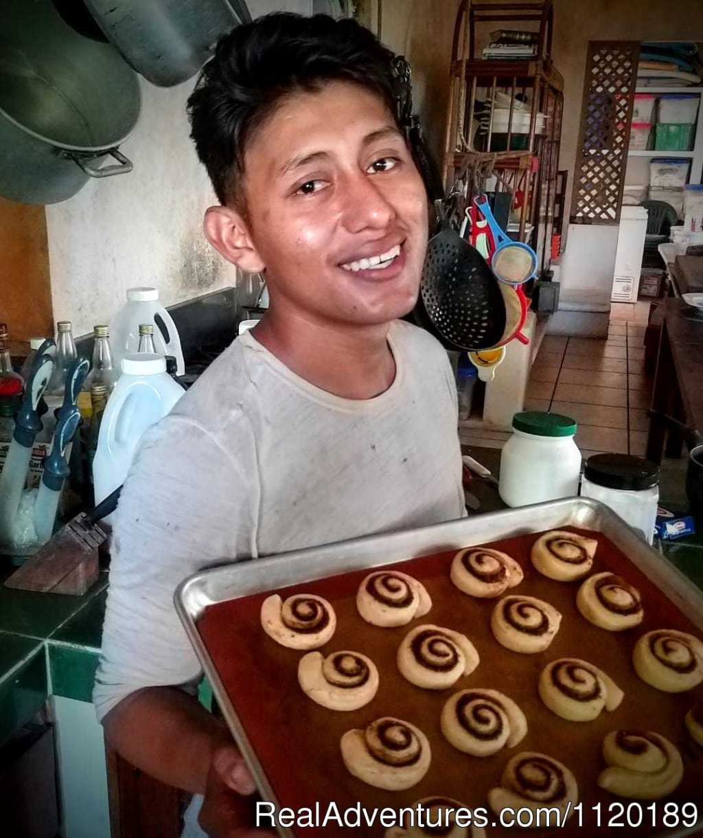 Cinnamon buns ready for the oven | Oceanfront getaway San Miguel del Mar | Image #13/26 | 