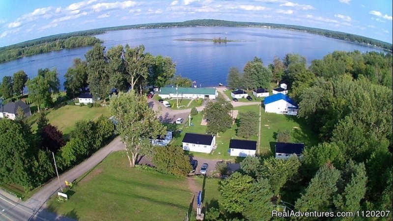 View from the sky of Beachwood Hollow Resort | Beachwood Hollow Resort | Tweed, Ontario  | Hotels & Resorts | Image #1/3 | 
