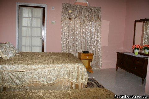 Ocean View : One of two Double bedrooms