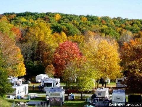 Fall Colors | Brook n Wood   R V  Resort | Elizaville, New York  | Campgrounds & RV Parks | Image #1/4 | 