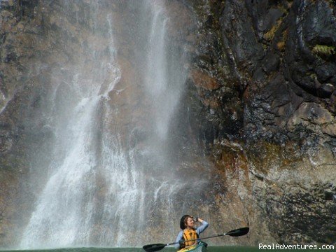 Waterfall in Toba Inlet | Sea Kayak Tours Desolation Sound, British Columbia | Powell River, British Columbia  | Kayaking & Canoeing | Image #1/25 | 