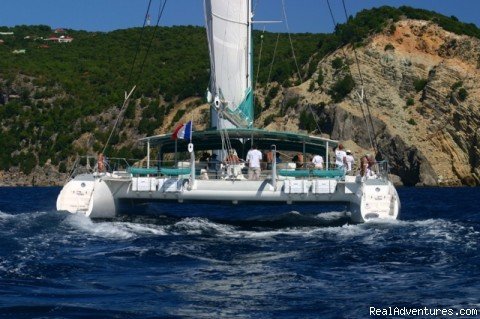 Nina of St Barth from aft