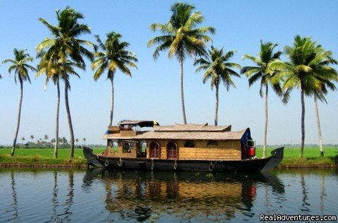 Houseboat on Backwaters