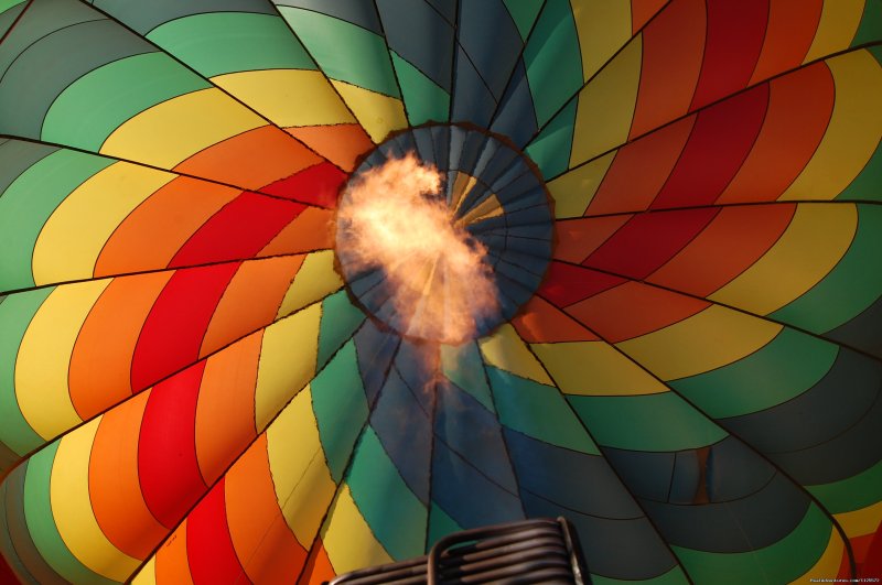 Sunrise in a Hot Air Balloon with Eagles WIngs | Image #6/23 | 