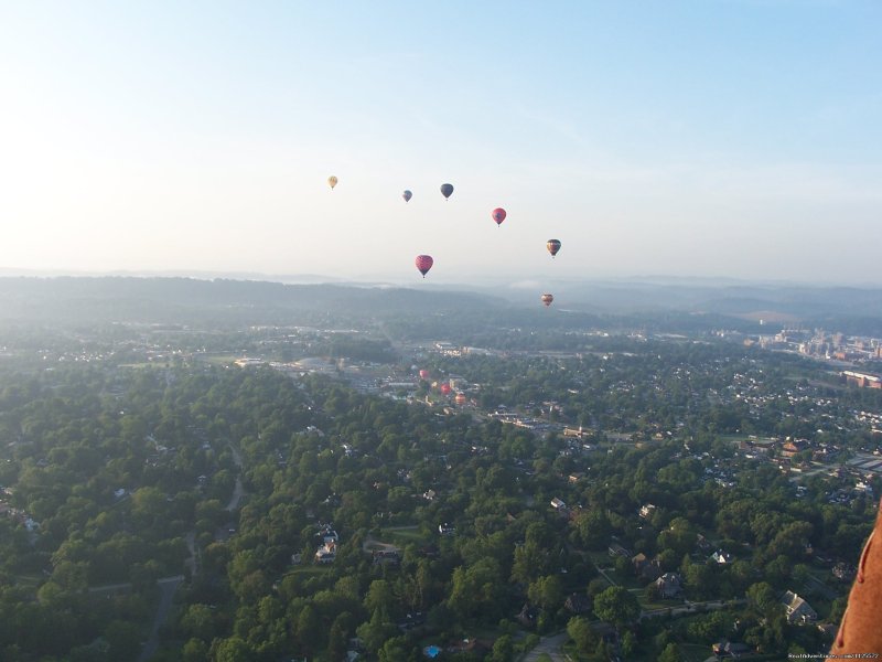 Sunrise in a Hot Air Balloon with Eagles WIngs | Image #21/23 | 