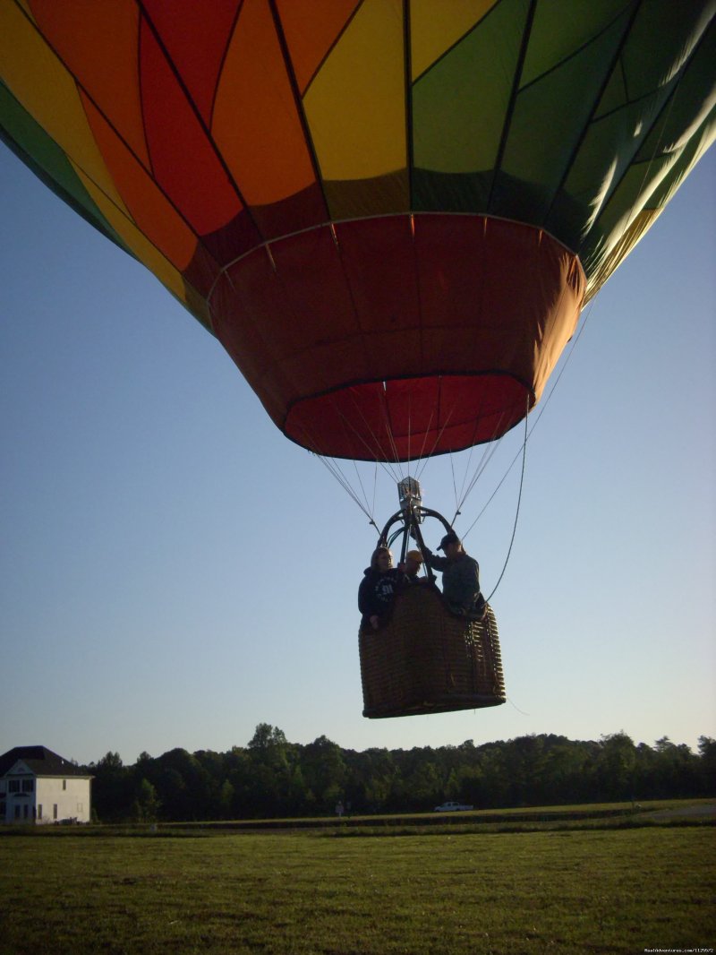Sunrise in a Hot Air Balloon with Eagles WIngs | Image #10/23 | 