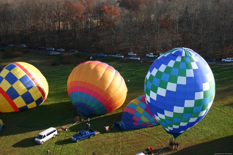 Sunrise in a Hot Air Balloon with Eagles WIngs | Image #14/23 | 