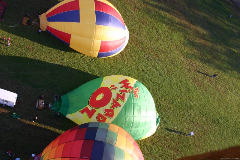 Sunrise in a Hot Air Balloon with Eagles WIngs | Image #15/23 | 