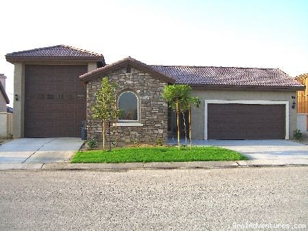 Front with Rv Garage | Palm Springs - Indio / Indian Palms CC | Indio, California  | Vacation Rentals | Image #1/9 | 