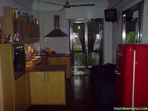 Kitchen | 2 Bedroom Funky Furnished Beach Flat For Rent | Athens, Greece | Vacation Rentals | Image #1/5 | 