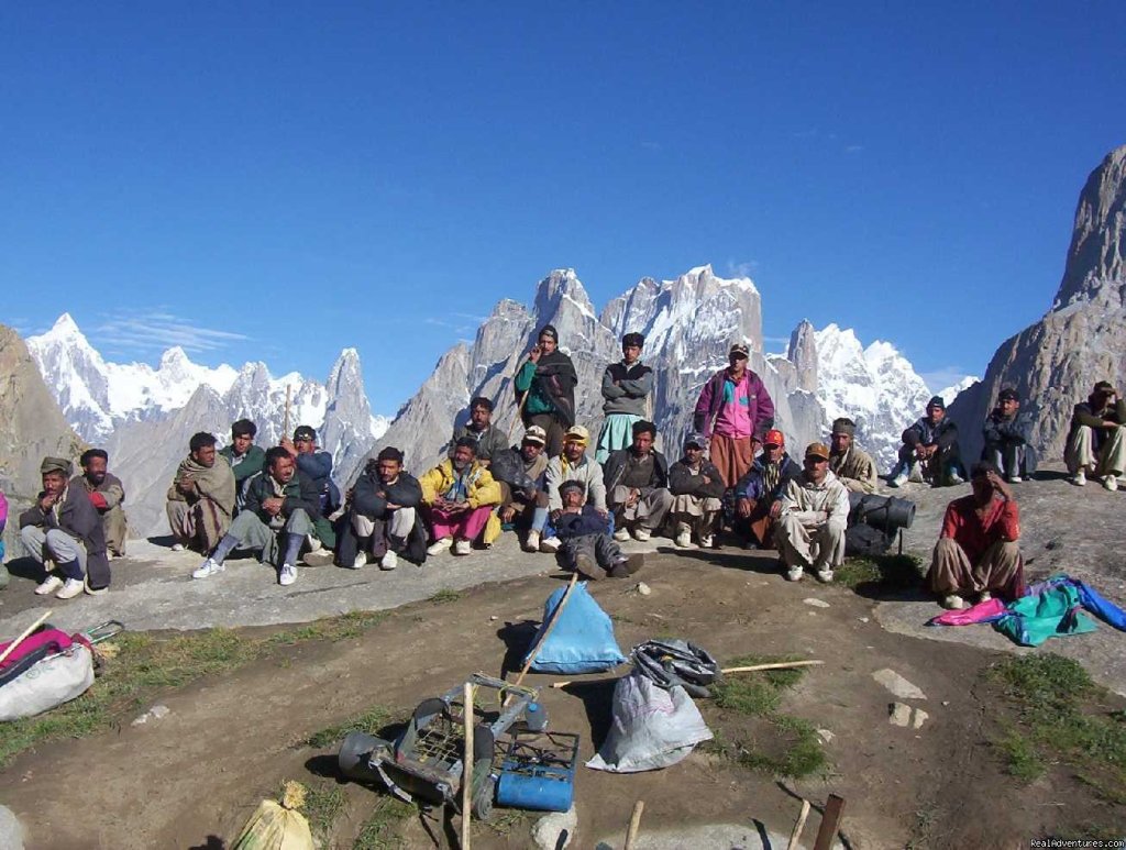 The porteres at Urdu kas by amin | Baltoro Glacier,K2 base camp,Gondogorola trek | Image #4/14 | 