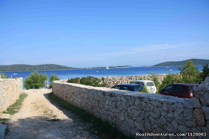 road to the beach ( 40m ) | Croatia, Apartments VUKUSIC in Sevid | Image #18/23 | 