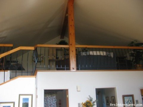 Loft Family Room | Charming slopeside chalet with private lake access | Image #2/2 | 