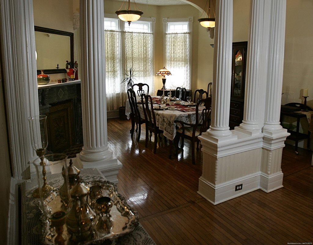 Dining Parlor &  Historic Columns | A Jewel of Comfort & Hospitality - Magnolia House | Image #10/16 | 