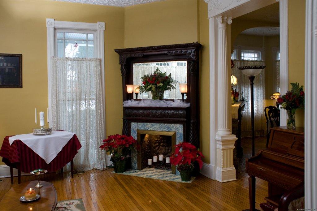 Historic Mantel in Music Parlor | A Jewel of Comfort & Hospitality - Magnolia House | Image #11/16 | 