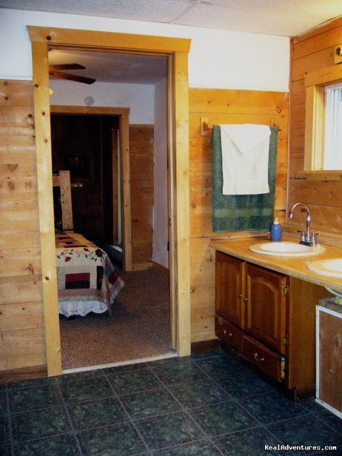 Bunk House Handicapped Bathroom & Bedrooms