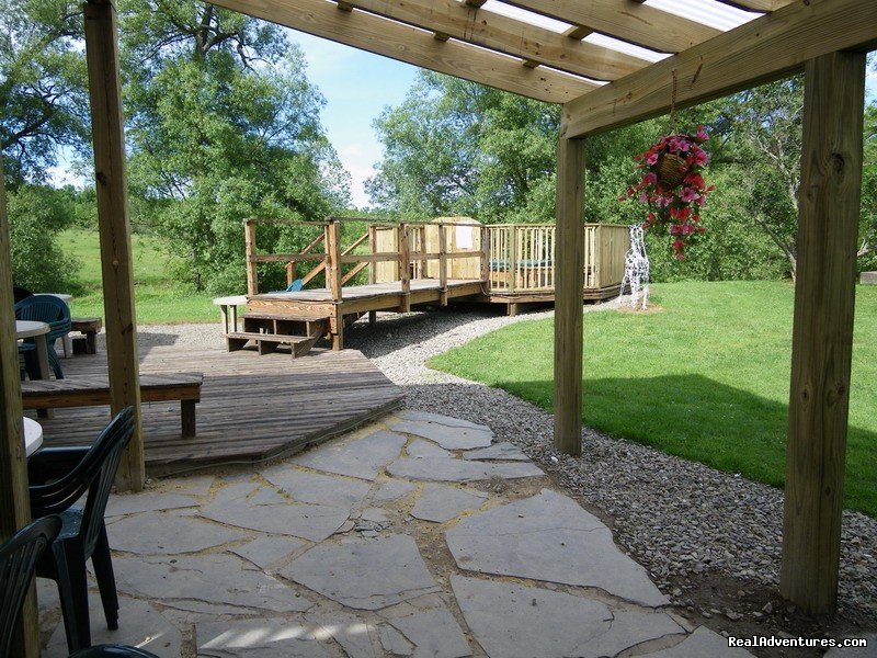 Rain Shine Shelter Patio  | R & R Dude Ranch a year round Country Getaway | Image #5/23 | 