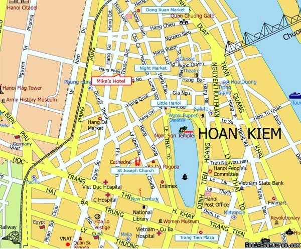 Hanoi Mike's hotel map | Hanoi  Mikes Hotel  | Image #3/8 | 